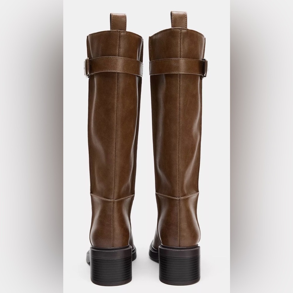 NWT zara top stitched boots - Picture 2 of 4